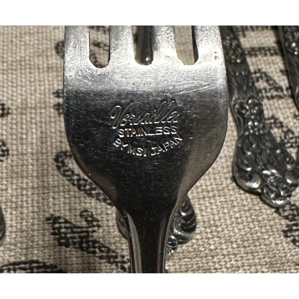 Versailles By MSI Vintage Stainless Steel Flatware 9 Pieces Made In Japan